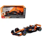 Bburago 1:24 McLaren MCL38 #4 Lando Norris with Driver Figure