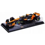 Bburago 1:24 McLaren MCL38 #4 Lando Norris with Helmet & Display Case