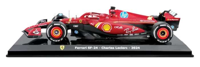 Bburago 1:24 Model Kit Scuderia Ferrari SF-24 #16 Charles Leclerc
