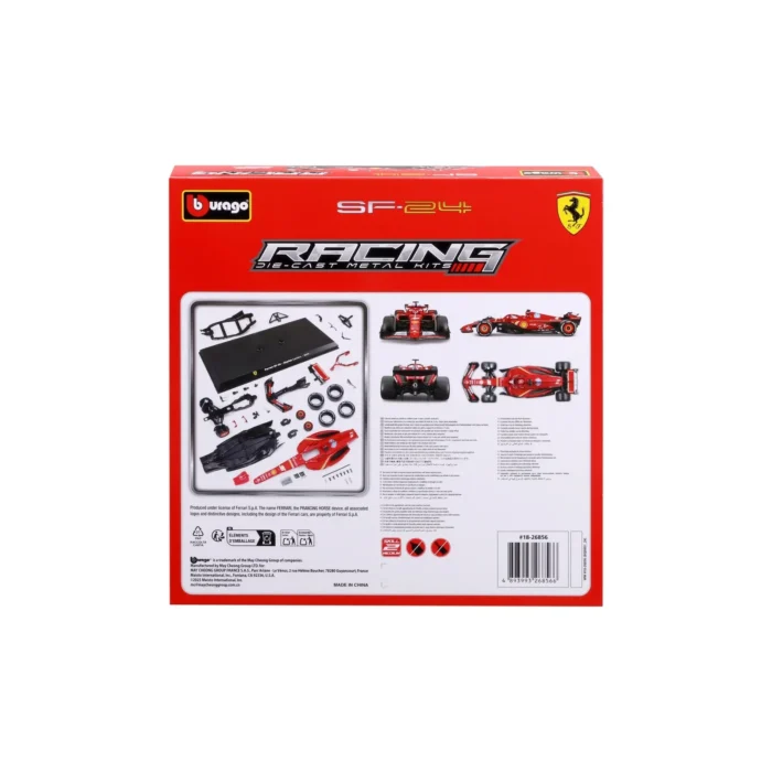 Bburago 1:24 Model Kit Scuderia Ferrari SF-24 #16 Charles Leclerc
