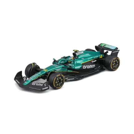 Bburago 1:43 Aston Martin Aramco AMR25 #14 Fernando Alonso with Helmet