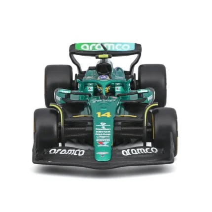 Bburago 1:43 Aston Martin Aramco AMR25 #14 Fernando Alonso with Helmet