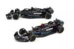 Bburago 1:43 Mercedes-AMG F1 W15 2-Pack