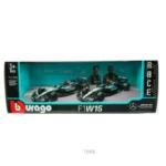Bburago 1:43 Mercedes-AMG F1 W15 2-Pack