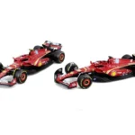 Bburago 1:43 Scuderia Ferrari SF-24 2-Pack
