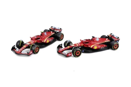 Bburago 1:43 Scuderia Ferrari SF-24 2-Pack