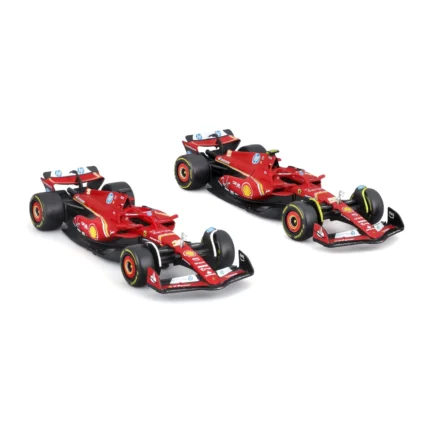 Bburago 1:43 Scuderia Ferrari SF-24 Twin Pack