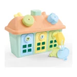 Dolu Shape Sorter Happy House with Lockable Doors