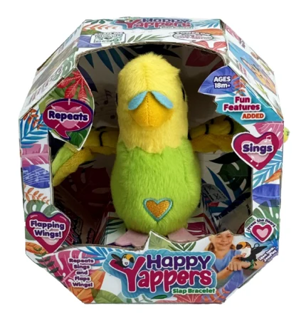 Happy Yappers Green Parakeet
