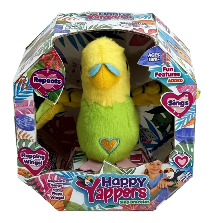 Happy Yappers Green Parakeet