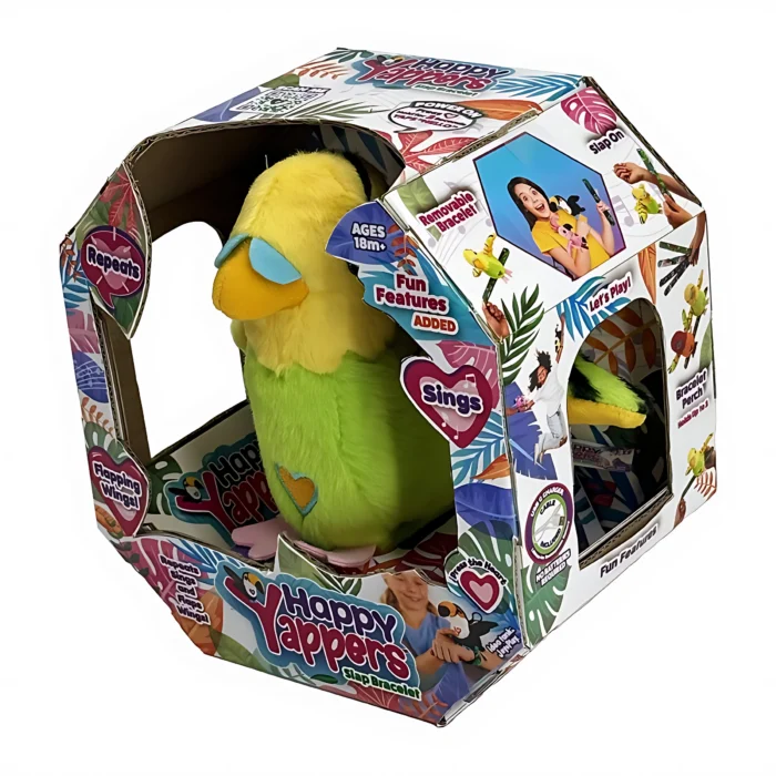 Happy Yappers Green Parakeet