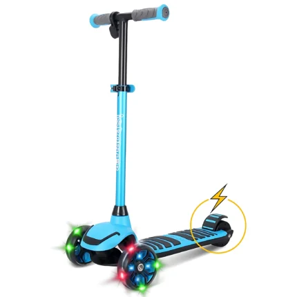 iSporter G3 3-Wheel Kids Electric Scooter with LED Wheels
