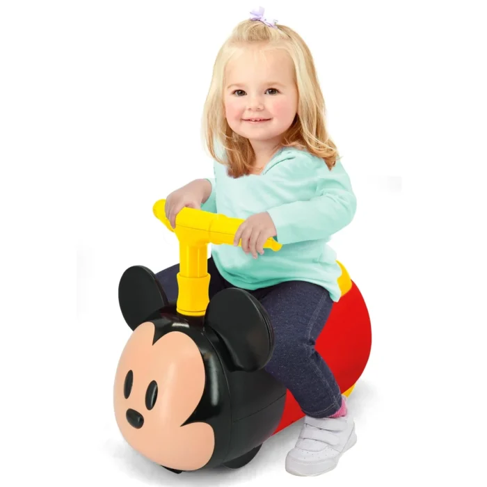 Kiddieland Disney Mickey Mouse Zoom Lights 'n' Sounds Ride-On for Toddlers 12-36 Months