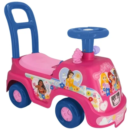 Kiddieland Disney Princess Magical Adventure Lights 'n' Sounds Ride-On for Toddlers 12-36 Months