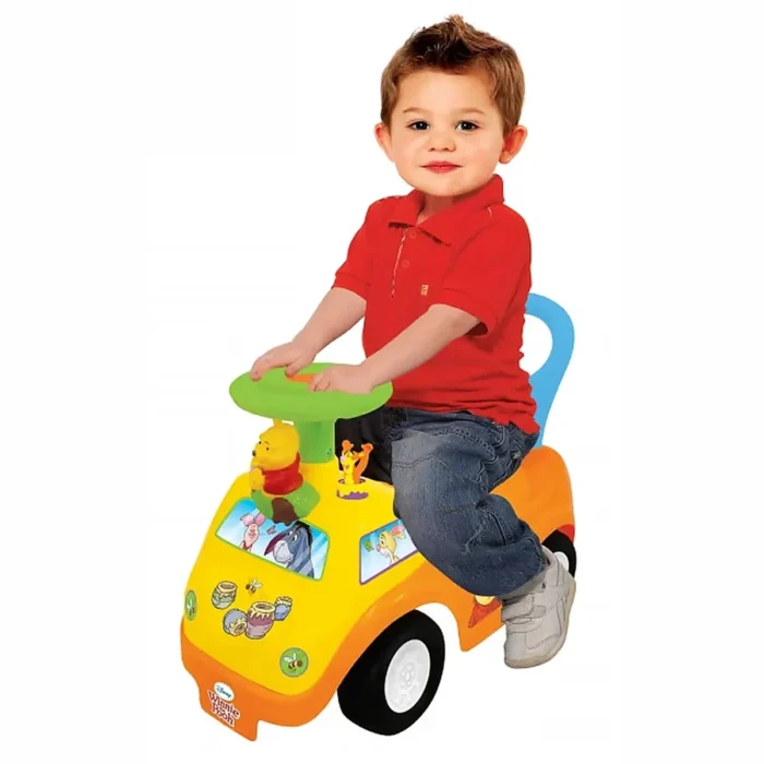 Kiddieland Disney Winnie the Pooh Drive Along Lights 'n' Sounds Activity Ride-On