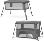 Kinderkraft CAMI 3-in-1 Travel Cot – Black