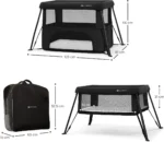 Kinderkraft CAMI 3-in-1 Travel Cot – Black