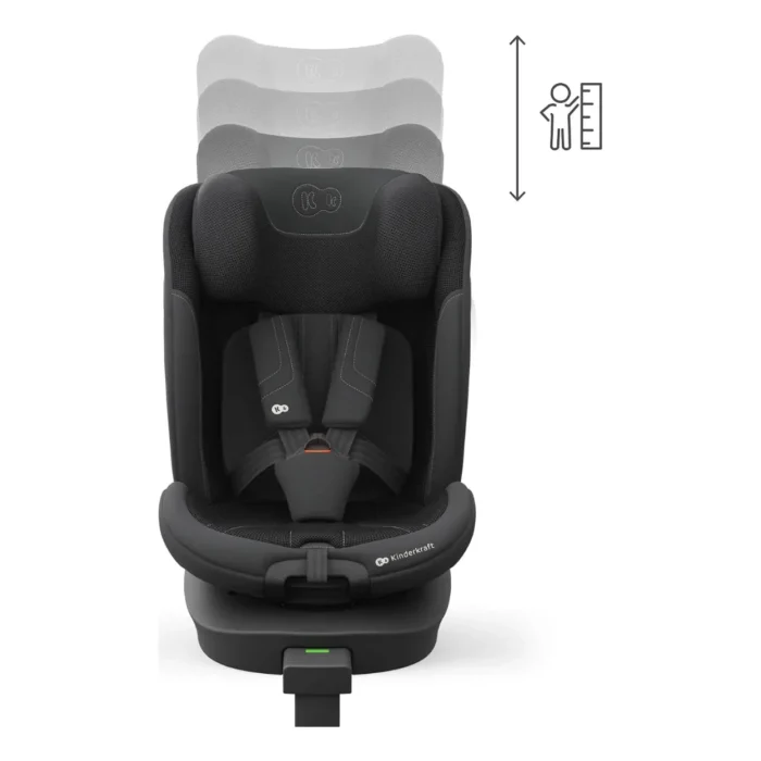 Kinderkraft I-360 2 PRO i-Size 4-in-1 Rotating Car Seat (40–150 cm) – Black