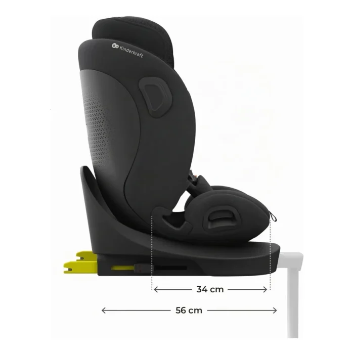 Kinderkraft I-360 2 PRO i-Size 4-in-1 Rotating Car Seat (40–150 cm) – Black