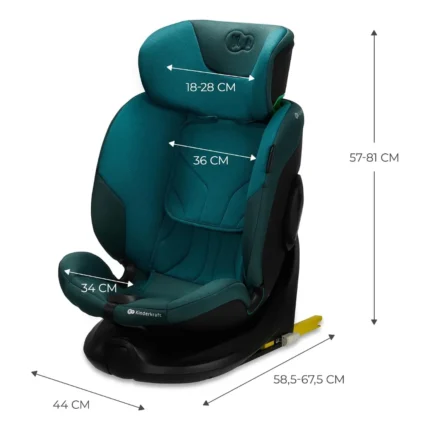 Kinderkraft I-FIX i-Size 360° Car Seat (40–150 cm) – Harbor Blue