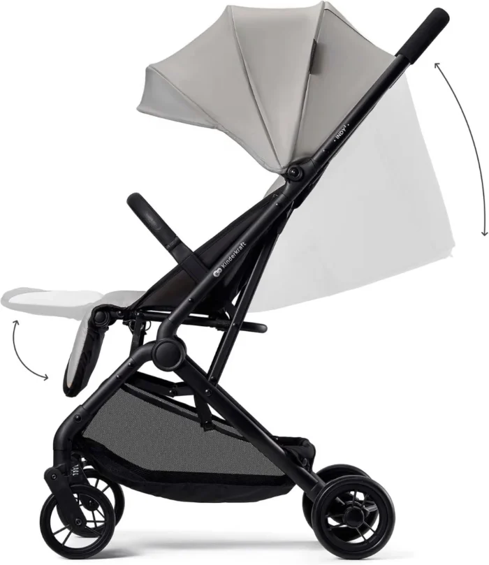 Kinderkraft INDY 3 Lightweight Buggy – Urban Grey