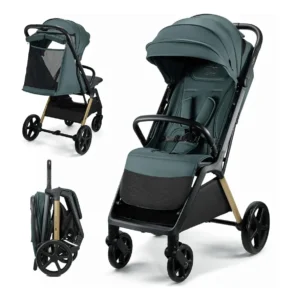 Kinderkraft LOOM Lightweight Auto-Folding Stroller – Green