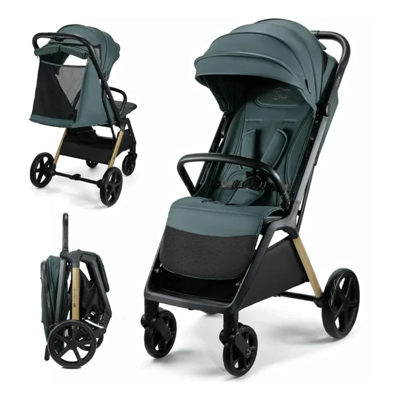 Kinderkraft LOOM Lightweight Auto-Folding Stroller – Green