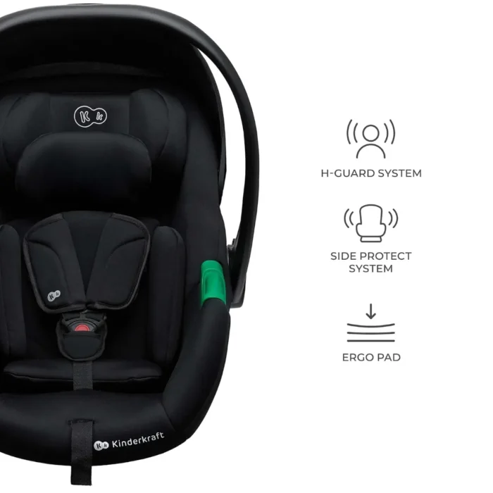 Kinderkraft MINK PRO 2 i-Size Infant Car Seat (40–87 cm) – Black
