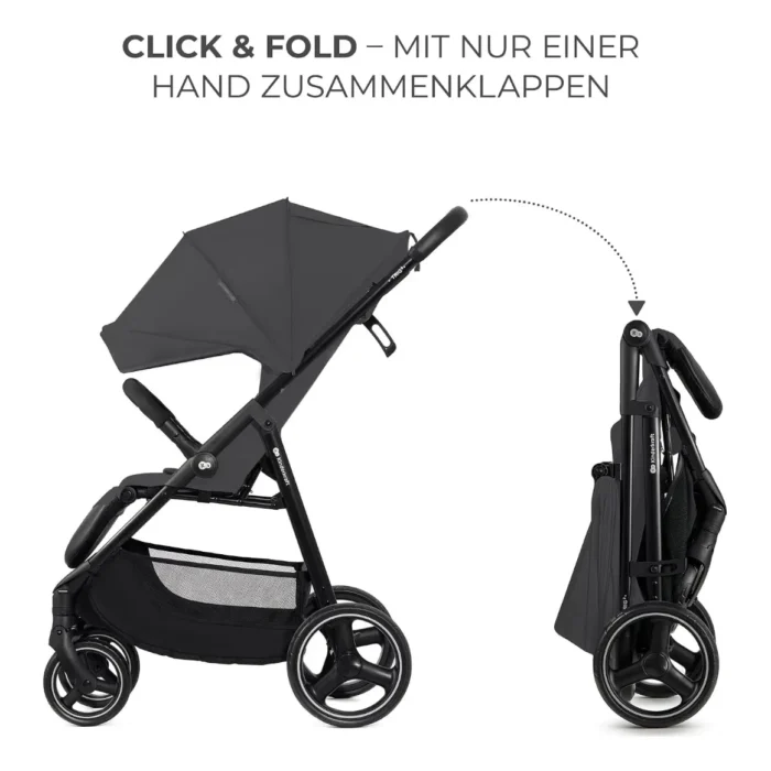 Kinderkraft TRIG 3 Pushchair – Granite Grey
