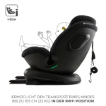 Kinderkraft XPEDITION 3 i-Size 360° Rotating Car Seat (40–150 cm) – Black