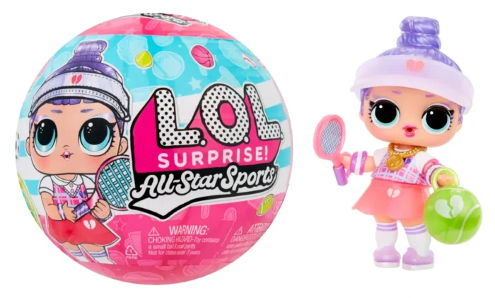 L.O.L. Surprise! All Star Sports Tots – Sporty Collectible Doll with 8 Surprises