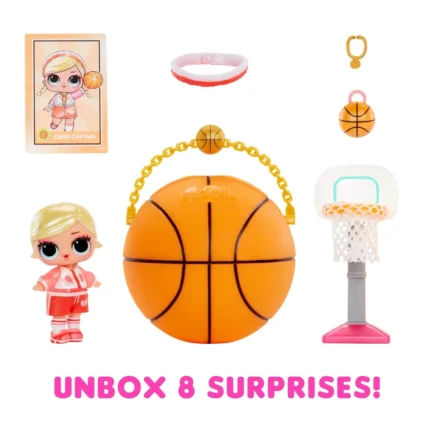 L.O.L. Surprise! All Star Sports Tots – Sporty Collectible Doll with 8 Surprises