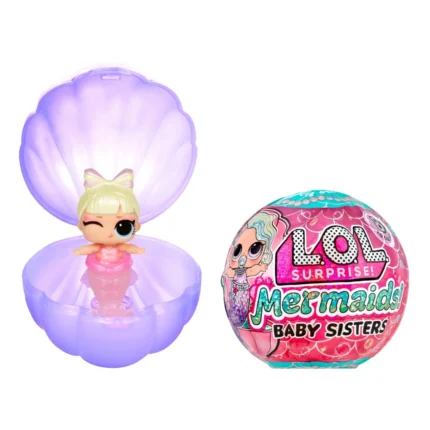 L.O.L. Surprise! Mermaids Baby Sisters – Collectible Doll with Color-Change Mermaid Tail