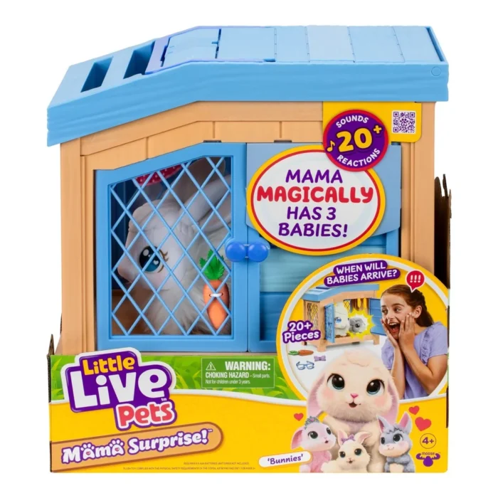 Little Live Pets Mama Surprise – Mama Bunny & Hutch 1 Little Live Pets Mama Surprise – Mama Bunny & Hutch