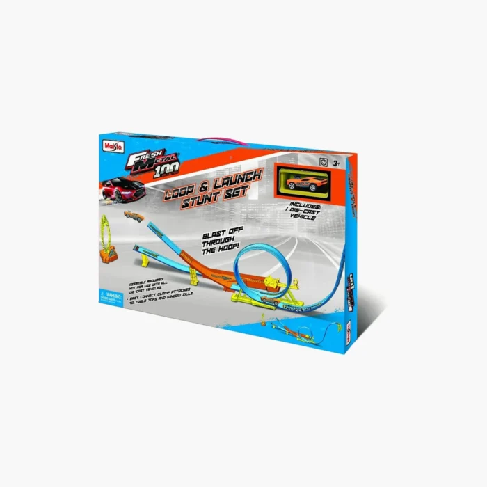 Maisto Fresh Metal 100 Loop & Launch Stunt Set
