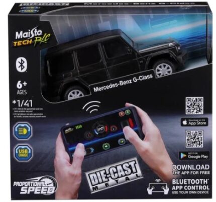 Maisto Tech 1:41 Die-Cast Metal Bluetooth RC Mercedes-Benz G-Class