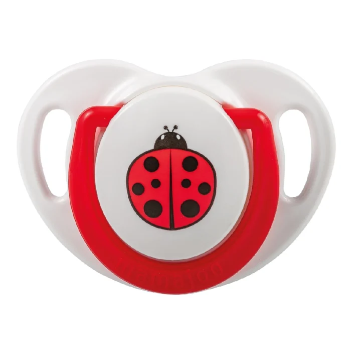 MamaJoo 1 x Orthodontic Silicone Soother 12m+ Ladybird & Storage Box