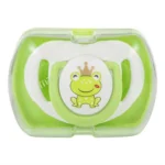 MamaJoo 1 x Orthodontic Silicone Soother 12m+ Prince Frog & Storage Box