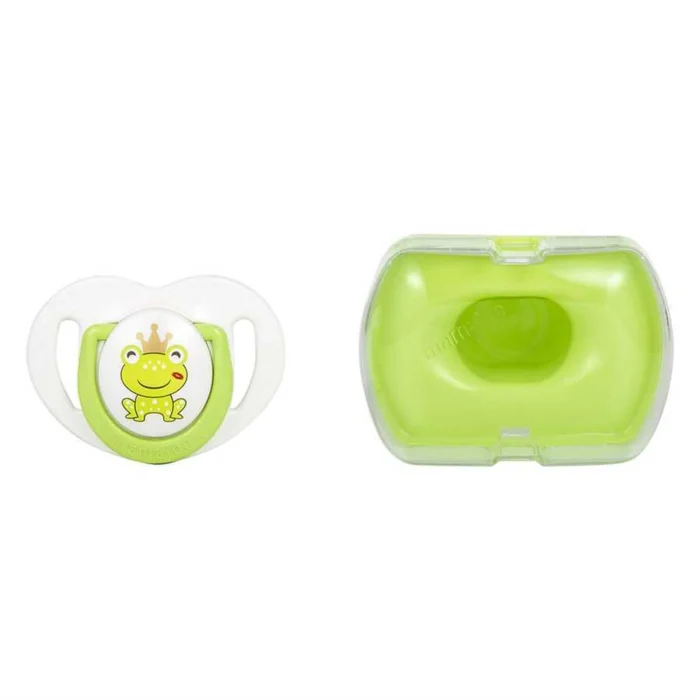 MamaJoo 1 x Orthodontic Silicone Soother 6m+ Prince Frog & Storage Box
