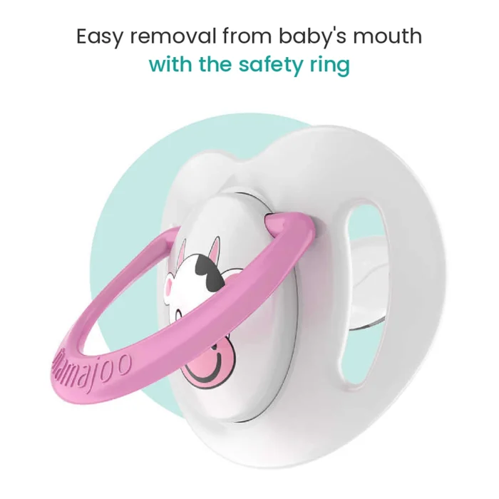 MamaJoo 1x Orthodontic Silicone Soother Cow 12m+ & Storage Box