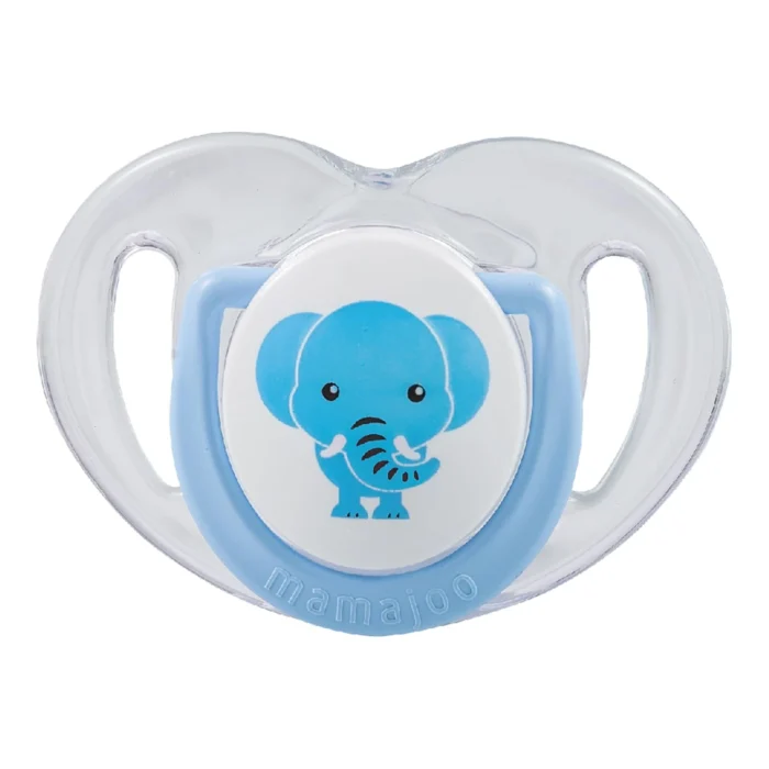 MamaJoo 1x Orthodontic Silicone Soother Elephant 0m+ & Storage Box