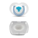 MamaJoo 1x Orthodontic Silicone Soother Elephant 6m+ & Storage Box