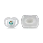 MamaJoo 1x Orthodontic Silicone Soother Owl 0m+ & Storage Box