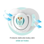 MamaJoo 1x Orthodontic Silicone Soother Owl 0m+ & Storage Box