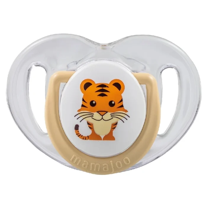 MamaJoo 1x Orthodontic Silicone Soother Tiger 0m+ & Storage Box