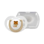 MamaJoo 1x Orthodontic Silicone Soother Tiger 0m+ & Storage Box