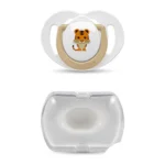 MamaJoo 1x Orthodontic Silicone Soother Tiger 0m+ & Storage Box
