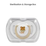 MamaJoo 1x Orthodontic Silicone Soother Tiger 0m+ & Storage Box