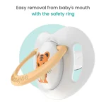 MamaJoo 1x Orthodontic Silicone Soother Tiger 0m+ & Storage Box