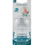 MamaJoo 2x Anti-Colic Bottle Teats Small & Storage Box